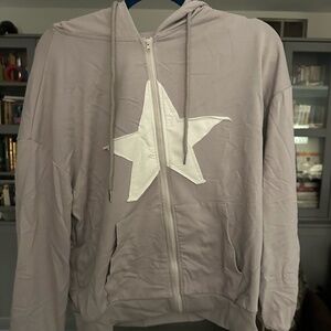 Slightly cropped star sweater